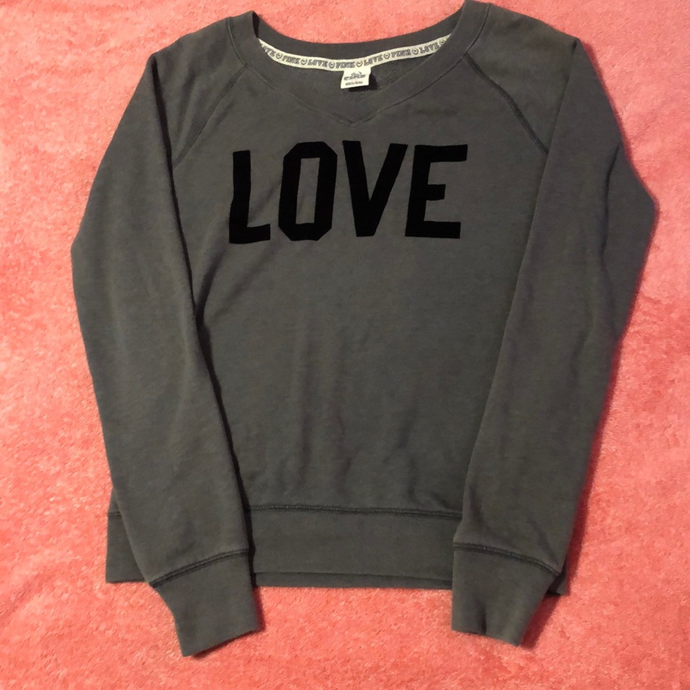 PINK VS Gray Sweatshirt